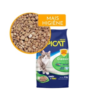 Areia Sanitária Pipicat Classic Para Gatos - Kelco (4kg) (2)