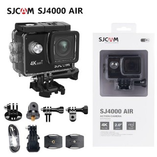 Câmera de Ação SJCAM SJ4000 AIR 4K WIFI Prova D'água+ Acessórios Barato Pronta Entrega