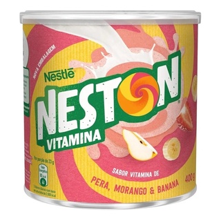 Neston Vitamina Morango, Pêra E Banana Nestlé 400g lata