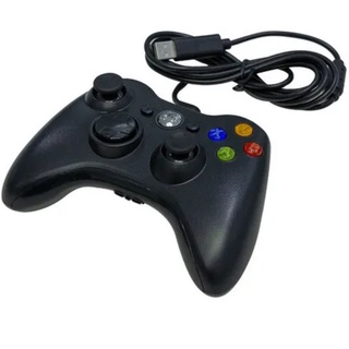 Controle Gamer Com Fio Para Pc Windows Xbox 360 Usb 2,0 cabo 2.5m