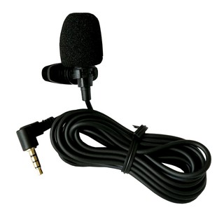 Microfone Lapela Stéreo Profissional 3.5mm Gravação Video Youtube P3 com cabo 2.5 metros xcell
