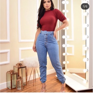 calça jeans mom feminina com rascada 205 (2)