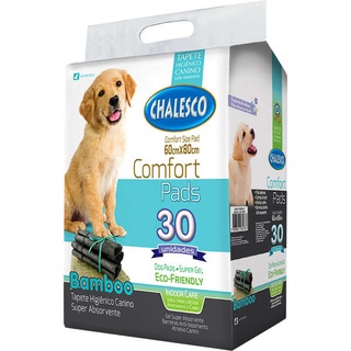 Tapete Higiênico para Cães Confort Bamboo Chalesco 30 unidades