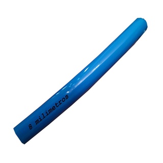 Mangueira Pneumática de PU Poliuretano 8 x 1,5 mm Azul 01 Metro (1)
