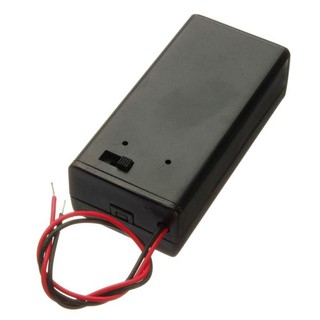 Caixa Case, Suporte Para Bateria 9v com Chave On/off para Arduino Esp8266