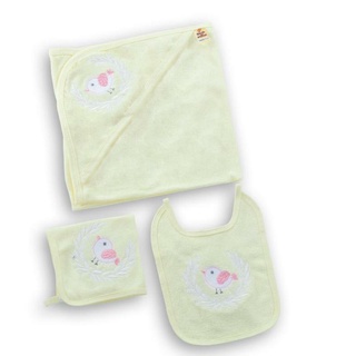 kit 3 peças, toalha de banho, babador, toalha para chupeta, toalhas bebe, cuidados nenem (1)
