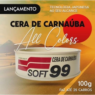 Cera De Carnaúba Premium Maximo Brilho All Color Soft99 100g