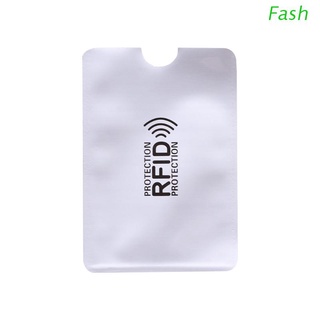 Fash Cartão De Crédito RFID Bloqueio Manga Titular Do Caso Escudo Protetor