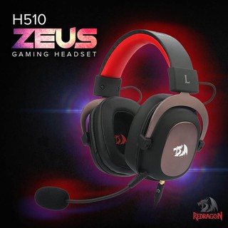 Headset Gamer Redragon Zeus 2 H510-1 Preto USADO ACOMPANHA CABO P2