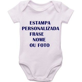 Body Personalizado Com Sua Estampa Frase Body Bebê