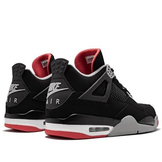 Tênis Nike Air Jordan 4 Retro "Bred" (4)