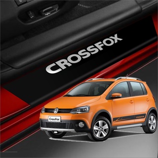 Soleira Protetora Porta Adesivo Volkswagen CrossFox + Espátula