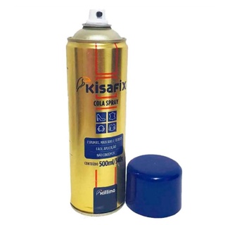 Adesivo De Contato Cola Spray Reposicionável Kisafix Sublimação 500ml