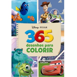Livro 365 Desenhos Para Colorir Disney Pixar Culturama Infantil Educativo (3)