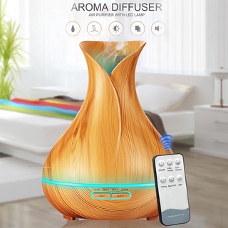 Aromatizador Difusor Aroma Com Som Bluetooth Umidificador com 7 Leds RGB 550ml
