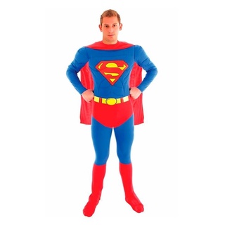 Fantasia Super Homem / SuperMan Adulto Luxo Sulamericana