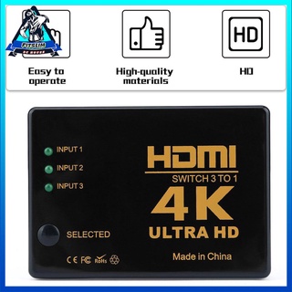 Switch Hdmi Retângulo 3x1 4k X 2k 3d Porta Hub Hdmi Switcher Switches Hd1080P