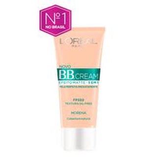 BASE BB Cream L'oréal Paris - Efeito Matte 5 Em 1 Fps 50 30g