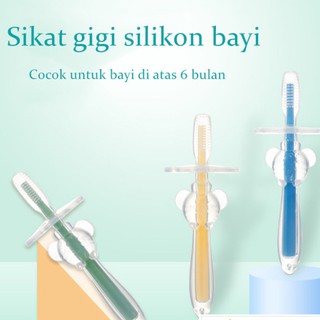 Escova De Dentes Oral De Silicone Para Limpeza Dos/Cuidado Com O Bebê