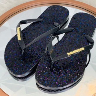 Chinelo feminino glitter- chinela de dedo-sandália feminina (GLITTER NÃO SAI)- Sandália de glitter