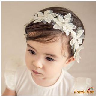 ✿ Calça De Cetim Flor Hairband Para Bebê Princesa Headband 3C Base