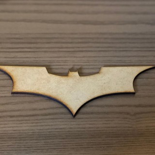 Kit com 5-aplique do símbolo do Batman - mdf de 3 mm