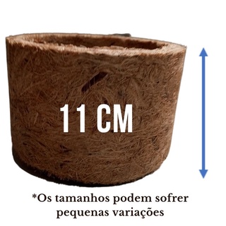 Vaso Xaxim De Fibra De Coco 17cm Nº 2