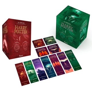 (NOVO) Box Harry Potter Premium, 7 Livros, Capa Dura, Brindes, Oferta, Presente (1)
