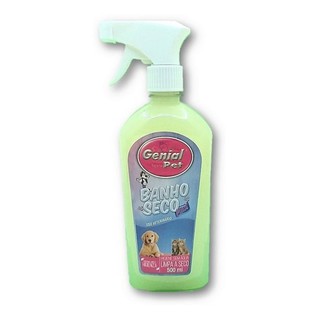 Shampoo Genial Pet Banho Seco Plus Cachorro Gato 500ml O MELHOR BANHO SECO DA SHOPEE!!!
