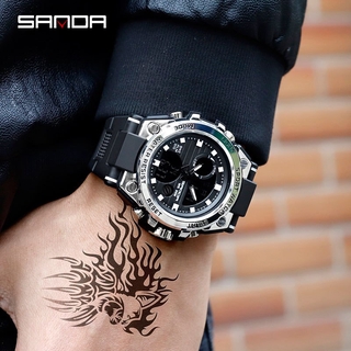 SANDA Men Sports Watches Military Quartz Watch Men Waterproof S Shock Clock Man Watch relogio masculino reloj hombre (5)
