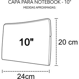 Capa para Notebook em Neoprene Asus ZenBook Branco (3)