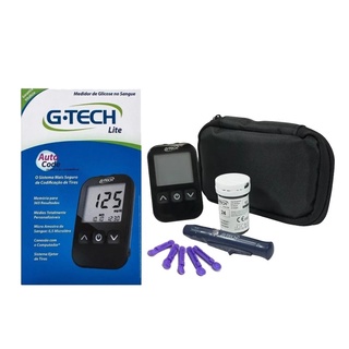 Kit Medidor de Glicose Lite G-Tech Completo (3)