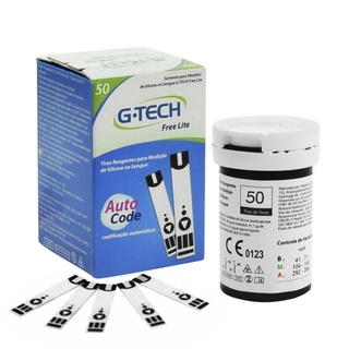 Tiras Reagentes G-Tech Free Lite- Glicemia 50 Unidades (2)