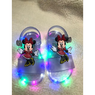 Slide baby com led Minnie sandalia de luzinha (3)