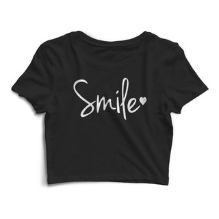 Cropped Frases Smile Fofo Envio Imediato Promoção