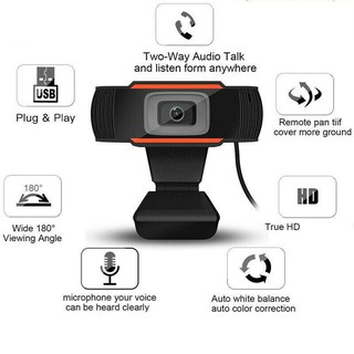 Webcam 720P Full Hd Web Camera Streaming Video Live Broadcast Camera