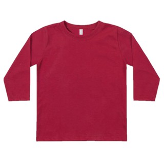 kit 2 Camiseta Básica infantil Menino e Menina Unisex ( Preta, Branca, e Cinza ) Manga Longa 100% algodão - Tamanhos : 1, 2, 3, 4, 6, 8, 10, 12, 14, 16 (6)