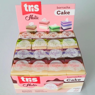 Borracha Cake Perfumada TRIS - 1 Unid.