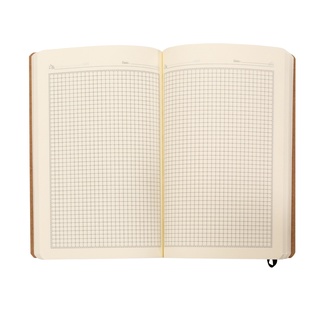 Caderneta Moleskine com folhas Quadriculado e capa em Kraft (1)