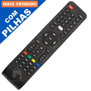 Controle Remoto Tv Philco Led Smart Universal + Brinde (1)