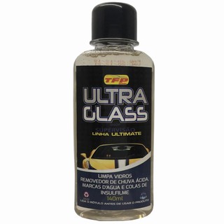 Removedor de Chuva ácida Ultra Glass Tira Mancha Acida Vidros Automotivo e Residencial 140ml
