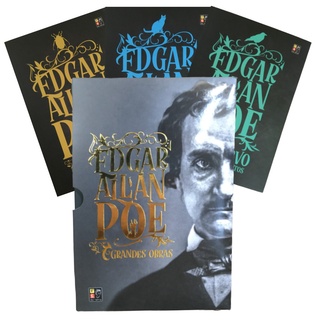 Box Edgar Allan Poe 3 Volumes Edição Premium | Melhor Preço!