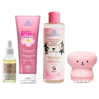Kit Rosa Mosqueta para Skin Care com 4 itens PhálleBeauty