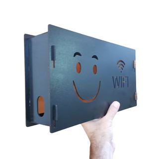 Suporte para roteador wifi wireless Preto (1)