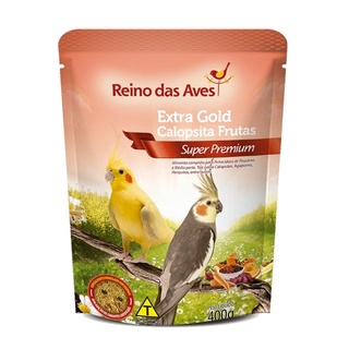 Extra Gold Calopsita Frutas 400g - Reino Das Aves