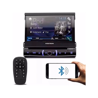 Dvd Player Automotivo Sp6330bt Positron 1 Din Bluetooth 7