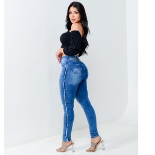 Calça Jeans Feminina Devore Com Lycra Destroyed Rasgadinha (3)
