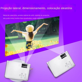 Mini Projetor De Voz Smart Ultra-Lear WIFI Para Celular/Casa/Escritório