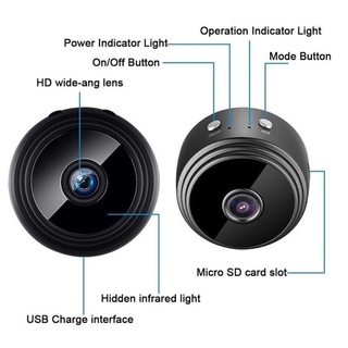 A9 Câmera Mini Wifi 1080P Câmera de Vigilância de Segurança de Visão Noturna Conectada com Cartão de Memória Expansão (5)