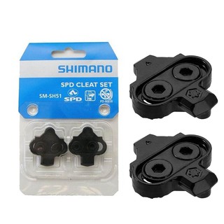 Shimano Spd Sm-Sh51 Pedais Set Cleat Para Mtb Mountain Bike / Bicicleta / Ciclismo